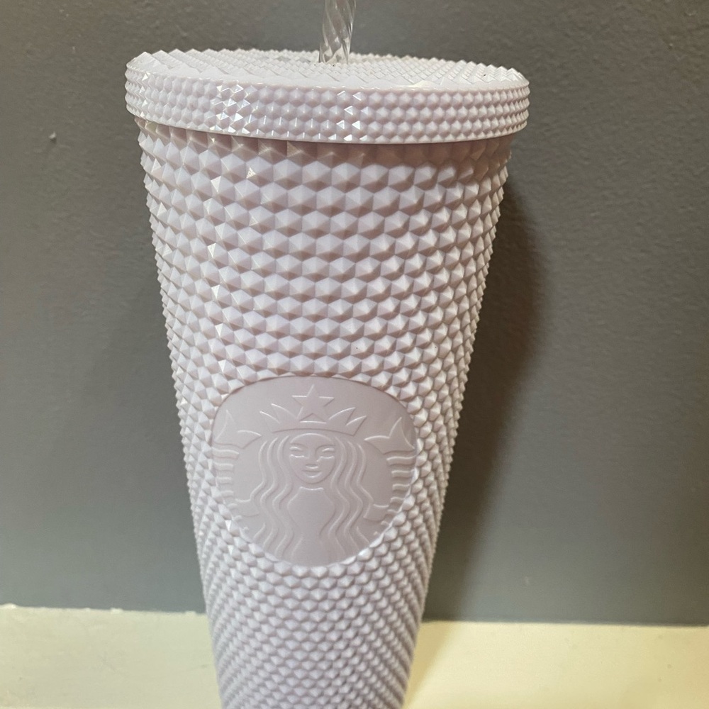 Starbucks Textured Studded Tumbler - white